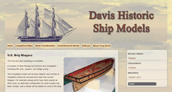 Desktop Screenshot of historicshipmodels.com