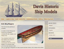 Tablet Screenshot of historicshipmodels.com